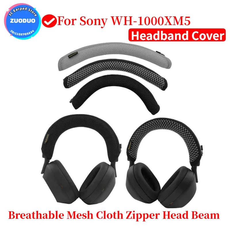 Sony Headphone Wh-1000Xm5 - Voor Sony WH-1000XM5 Ademend Mesh Doek