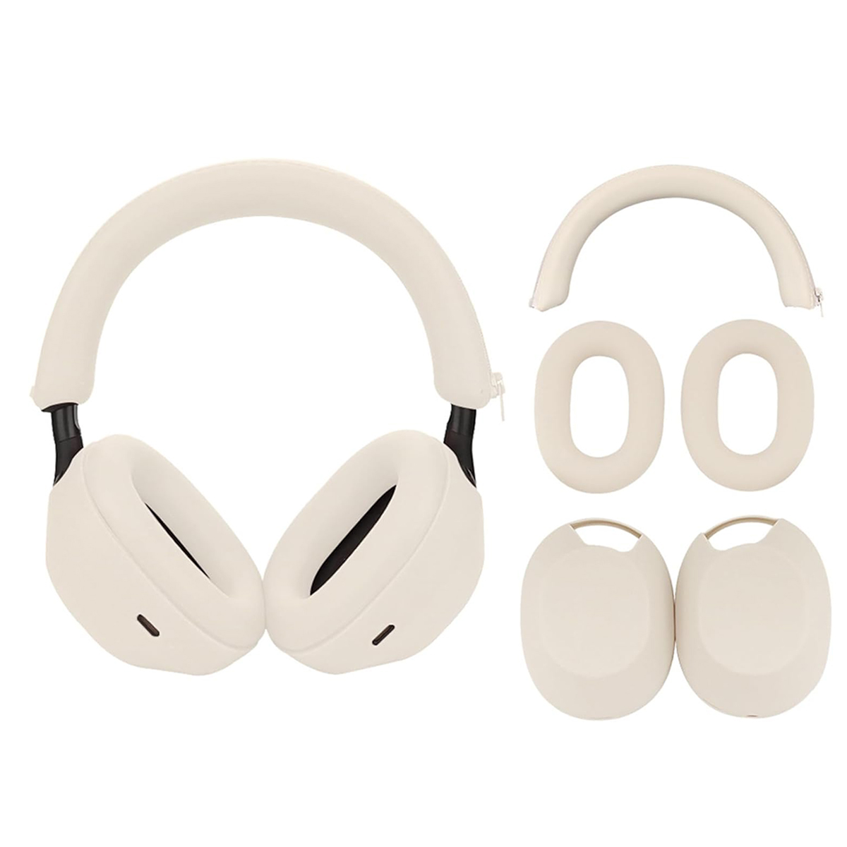 Sony Headphone Wh-1000Xm5 - Voor Sony WH-1000XM5 Hoofdtelefoon Siliconen Beschermhoes/Oortelefoon