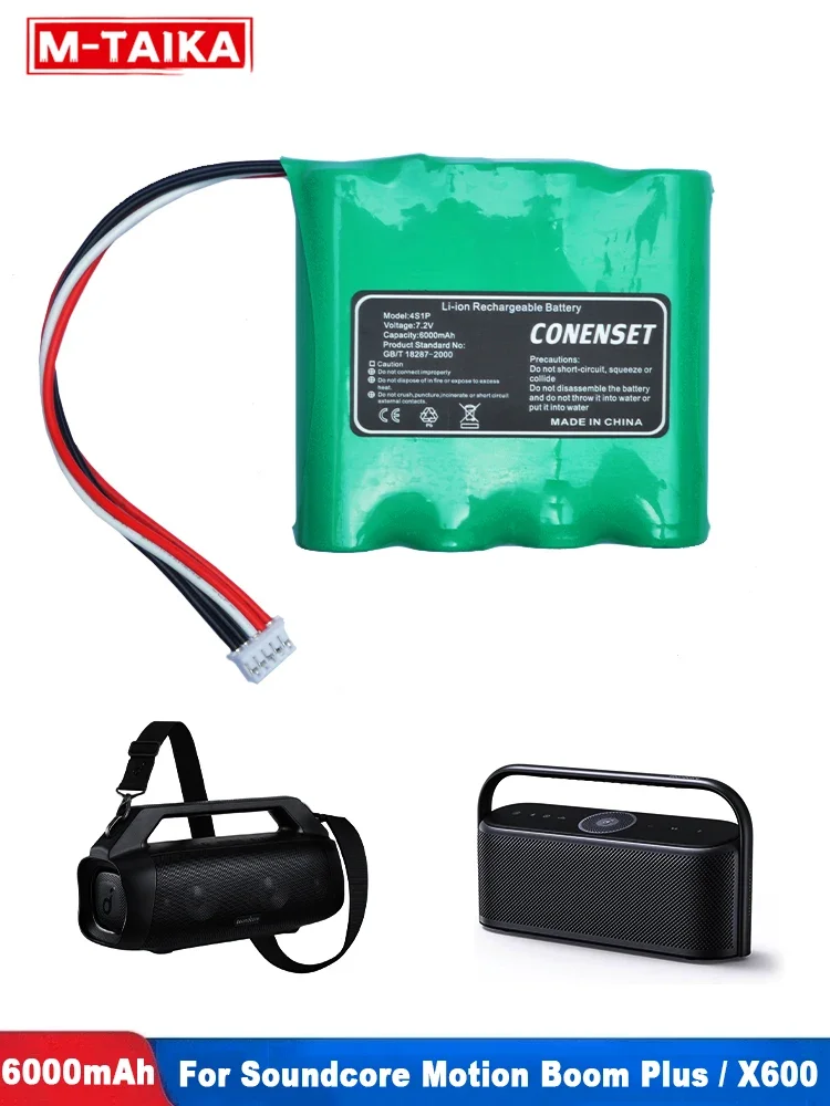 7.2V 6000Mah SW-34MP Vervangen - Anker Speaker Soundcore Motion+ recensie en prijs